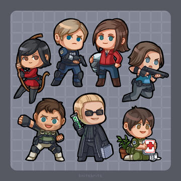 MAIN CAST (RESIDENT EVIL)