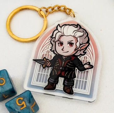 TRANSPARENT KEYCHAINS (BALDUR'S GATE 3)